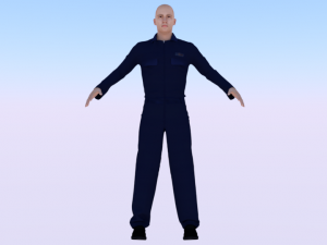 Male Mechanic 3Dモデル