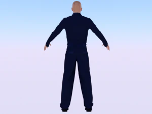 Male Mechanic 3D Model