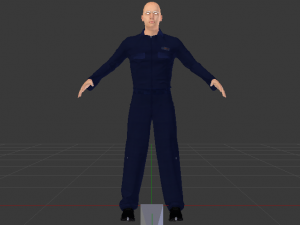 Male Mechanic 3D 模型