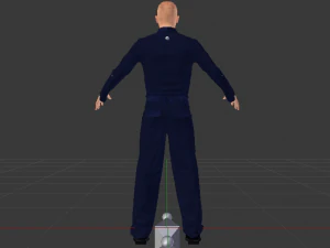 Male Mechanic 3D Model