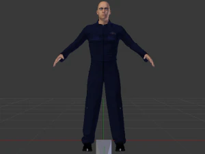 Male Mechanic 3D Model