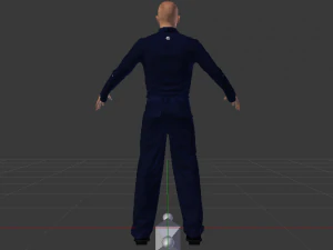 Male Mechanic 3D Model