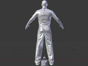 Male Mechanic 3D Model