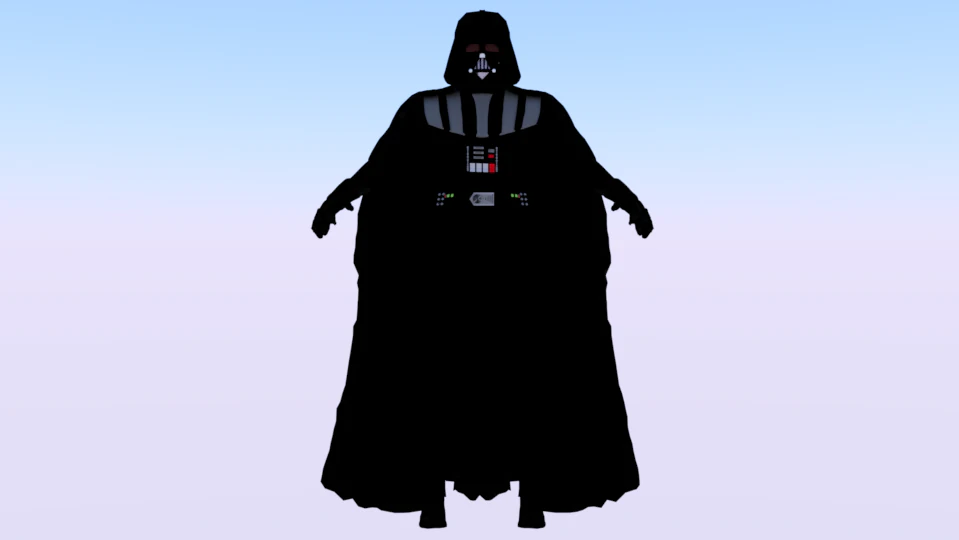Darth Vader Suit 3D Model .c4d .max .obj .3ds .fbx .stl .blend 