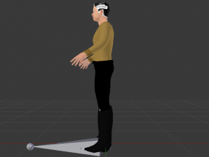A Man in Uniform 01 Model 3D