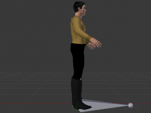 A Man in Uniform 01 Model 3D