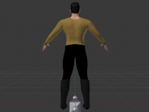 A Man in Uniform 01 Model 3D