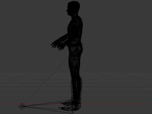 Um Homem de Uniforme 01 Modelo 3D