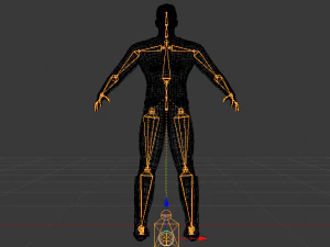 Um Homem de Uniforme 01 Modelo 3D