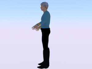 A Man in Uniform 02 3D Model