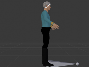 A Man in Uniform 02 3D Model