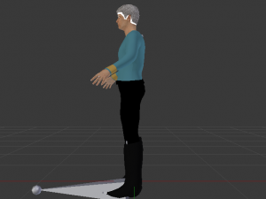 A Man in Uniform 02 3D Model