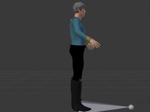 A Man in Uniform 02 3D Model