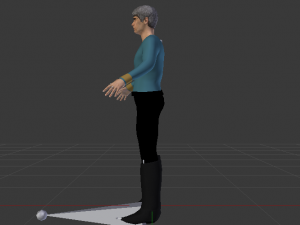 A Man in Uniform 02 3D Model