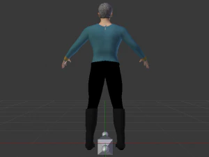 A Man in Uniform 02 3D Model