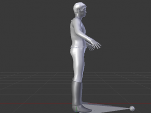 A Man in Uniform 02 3D Model