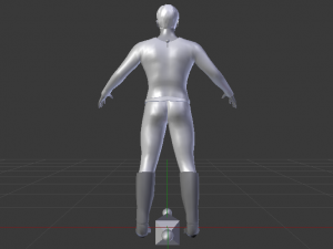 A Man in Uniform 02 3D Model