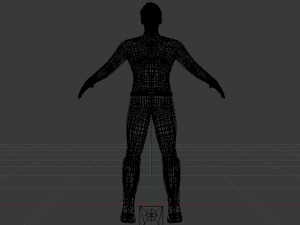A Man in Uniform 02 3D Model