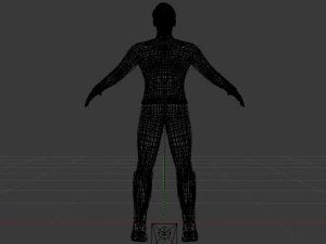 A Man in Uniform 02 3D Model