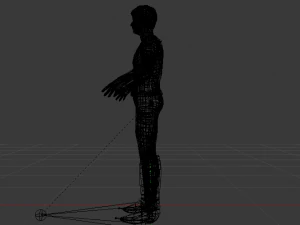A Man in Uniform 02 3D Model