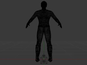 A Man in Uniform 02 3D Model