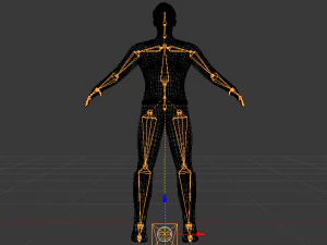 A Man in Uniform 02 3D Model