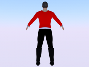 A Man in Uniform 03 3D 模型