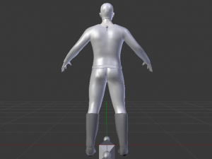 A Man in Uniform 03 3D 模型