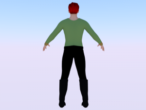 A Man in Uniform 04 3D 模型