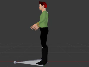A Man in Uniform 04 3D Model