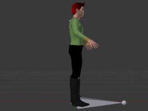 A Man in Uniform 04 3D Model