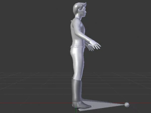 A Man in Uniform 04 3D Model