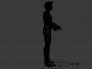 A Man in Uniform 04 3D Model