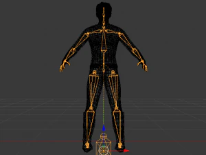 A Man in Uniform 04 3D Model
