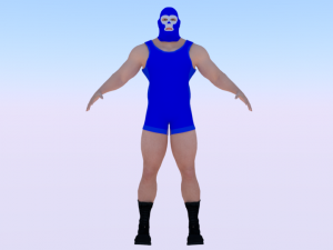 Male Wrestler 01 3D मॉडल