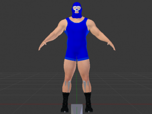 Male Wrestler 01 Modelo 3D