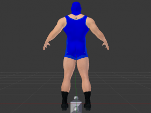 Male Wrestler 01 Modelo 3D