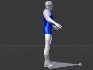Male Wrestler 01 Modelo 3D