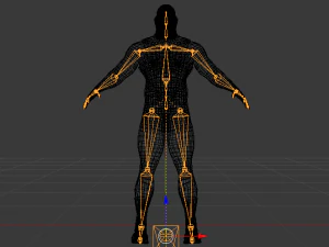 Male Wrestler 01 3D Model