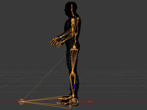 Male Wrestler 01 3D Model