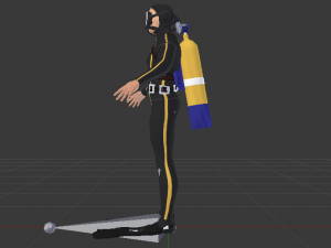Scuba Diver Modello 3D