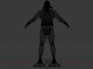 Scuba Diver Modello 3D