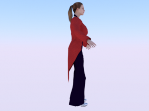 Woman in Casual Clothes 08 3D Модель