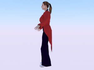 Woman in Casual Clothes 08 3D Модель