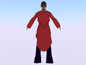 Woman in Casual Clothes 08 3D Модель