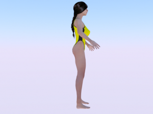 A Woman in a Bikini 012 Modelo 3D
