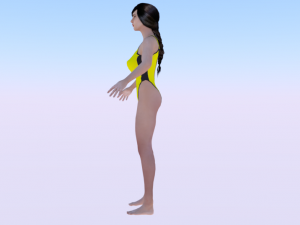 A Woman in a Bikini 012 Modelo 3D