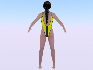 A Woman in a Bikini 012 Modelo 3D