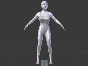A Woman in a Bikini 012 Modelo 3D