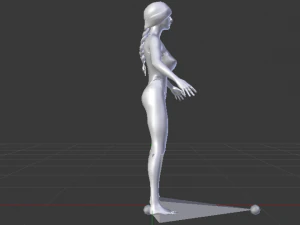 A Woman in a Bikini 012 3D Model